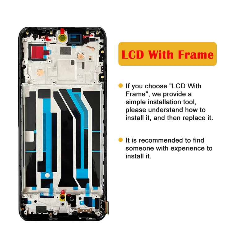 6.7\'\' AMOLED Original For Oneplus 10T CPH2415 CPH2413 CPH2417 LCD Display Touch Screen Digitizer Assembly 1+10T LCD Replacement