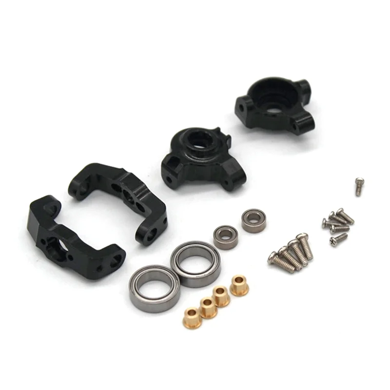 Metal Steering Knuckle and C-Hub Carrier for 1/18 FMS EAZYRC RocHobby FJ Cruiser Patriot Katana RC Car Upgrades Parts,3