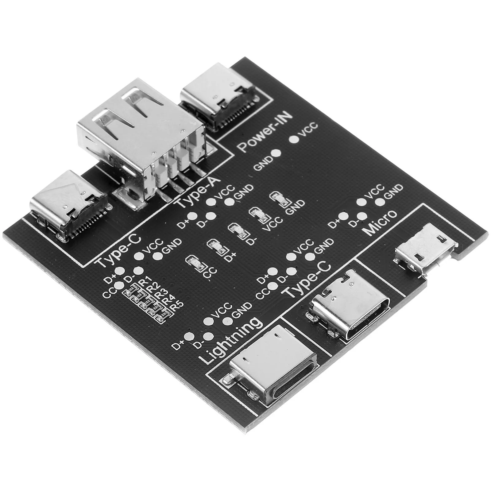 

USB Cable Checker Test Board for Data Wire Fast Short Circuit Detection Tool Compact Charging Line Tester High Precision