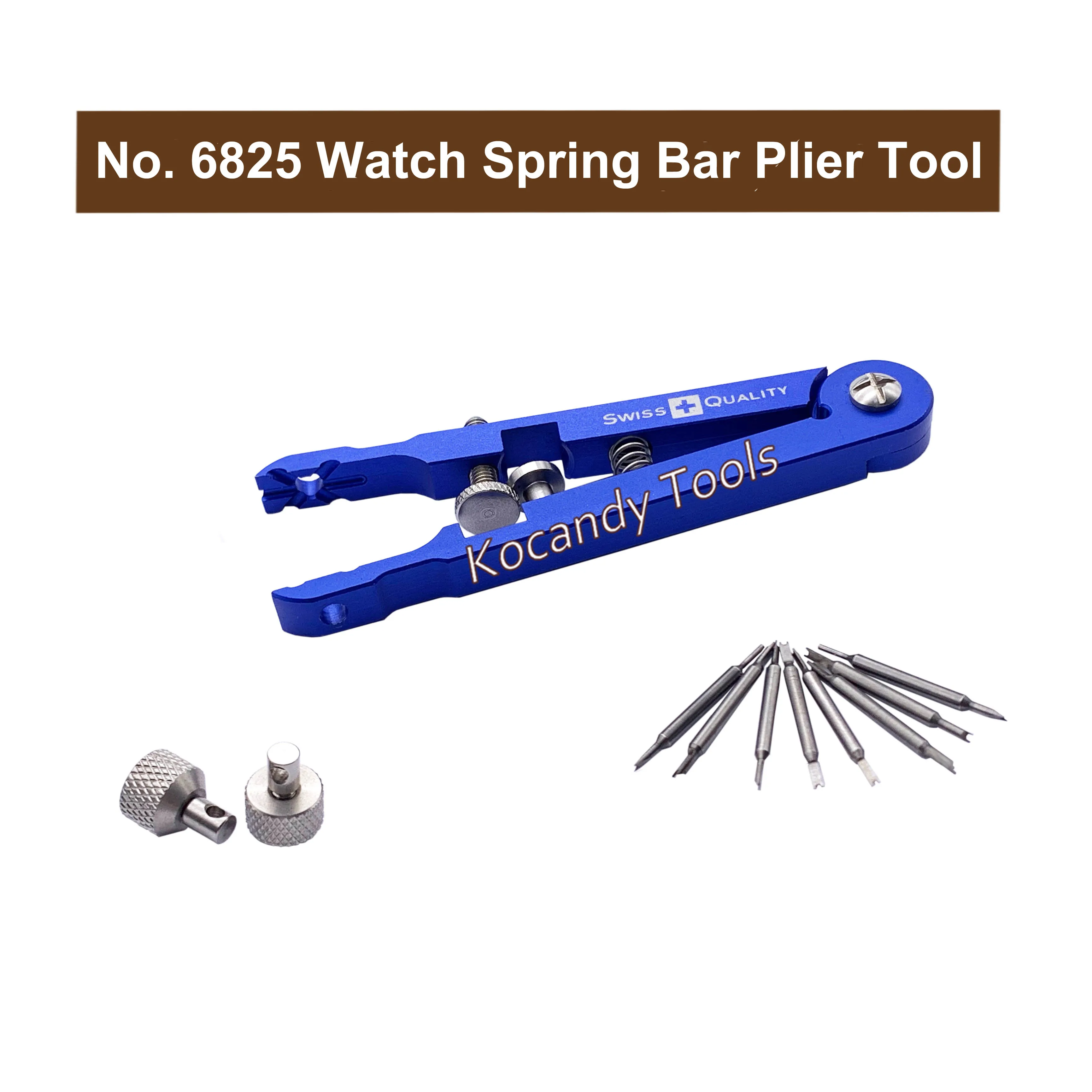 6825 Spring Bar Pilier Tool Set Profesional Watch Repair Tools For Watch Band Replacement Watchmakers Tool