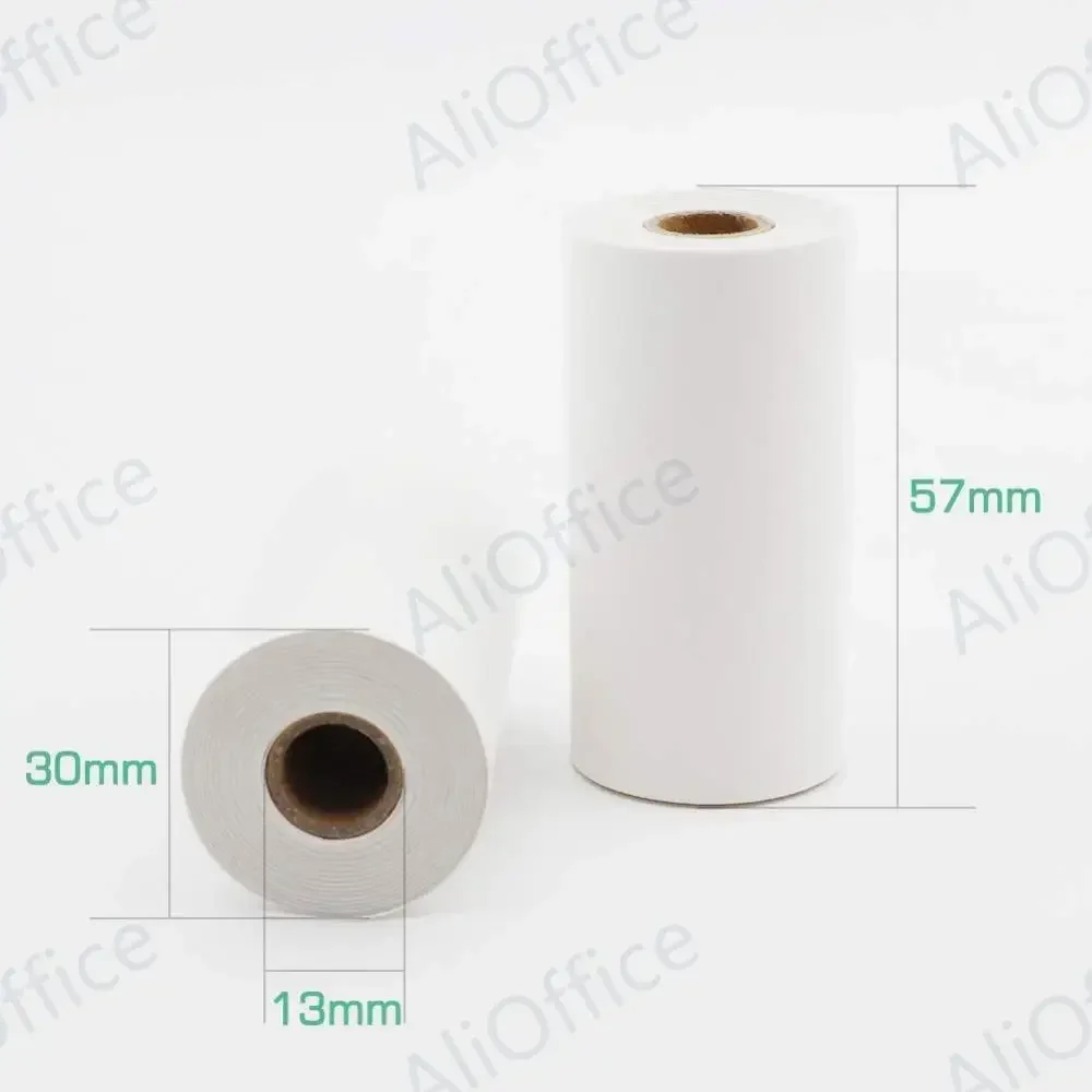 3/6Roll Peripage NO BPA  Mini Printer Paper Sticker Self-Adhesive Thermal Paper color lable Sticky Paper for A6 A9 photo Printer