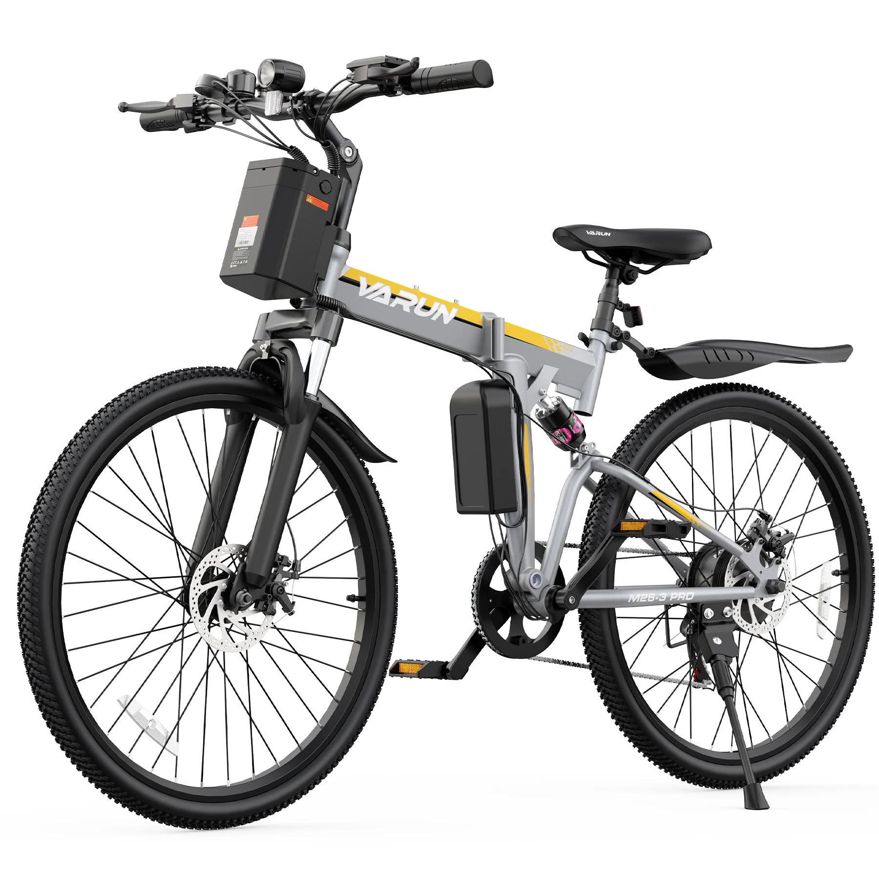 VARUN M26-3 Pro Adult Electric Bike, 750W Peak Power Electric Road Bicycle, 48V 7.8Ah Battery, 26" MTB Mountain Ebike, 20MPH image 5