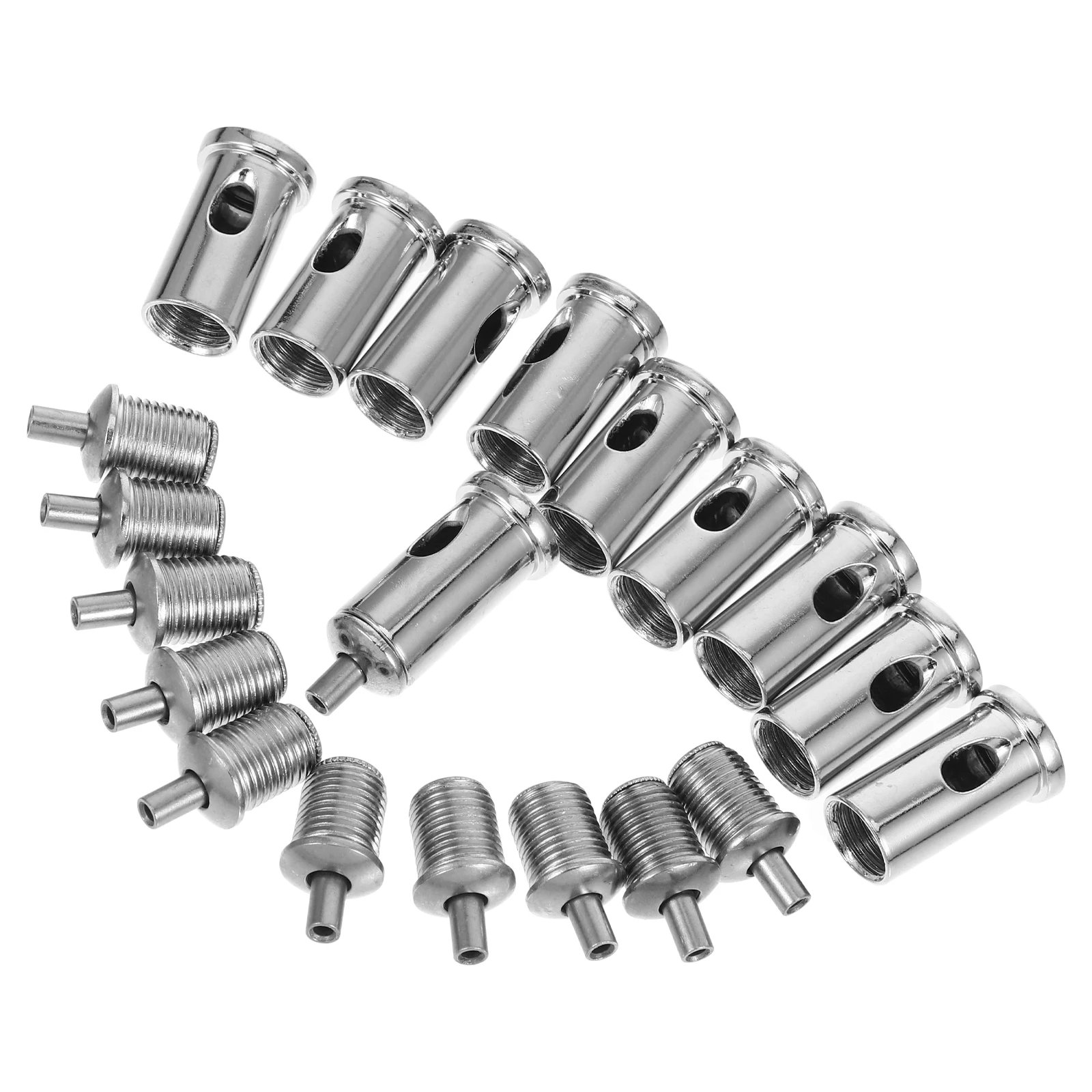 

10pcs Rope Locker Steel Cable Hanger Silver Stainless Fastener High Strength Cable Clamps Wire Rope Clamp Wire Clip