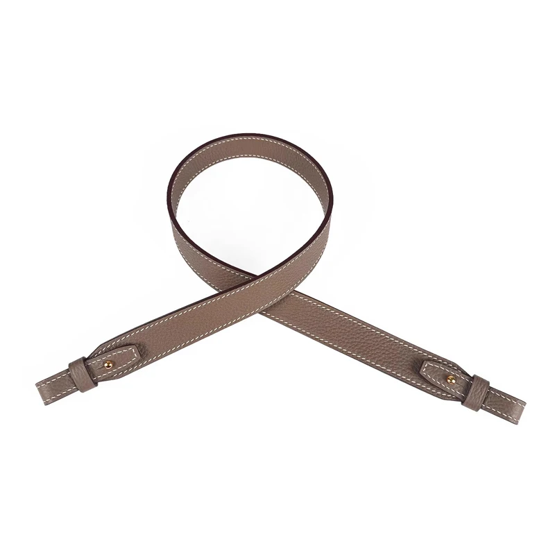 2.5cm Wide Togo Cowhide Large Suitable For Birkin Bag Modification, Leather Shoulder Strap, Single Shoulder Crossbody Bag