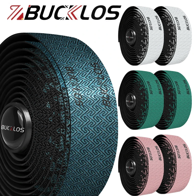 BUCKLOS Bicycle Handlebar Tape Non-slip Road Bicycle Handlebar Tapes PU EVA Waterproof Cycling Bar Wrap Road Bike Accessories