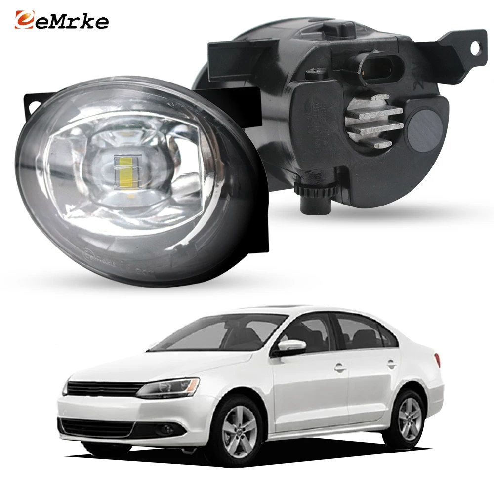 

Обновление светодиодных противотуманных фар для Volkswagen Jetta VI Typ 1B Vento 2012 2013 2014 2 шт. DRL дневные ходовые огни объектива передней фары