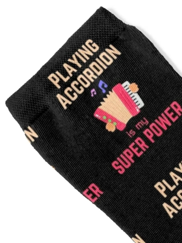 Accordion accordion player playing accordion is my superpower Socks anti slip football hockey Designer Man Socks Women's