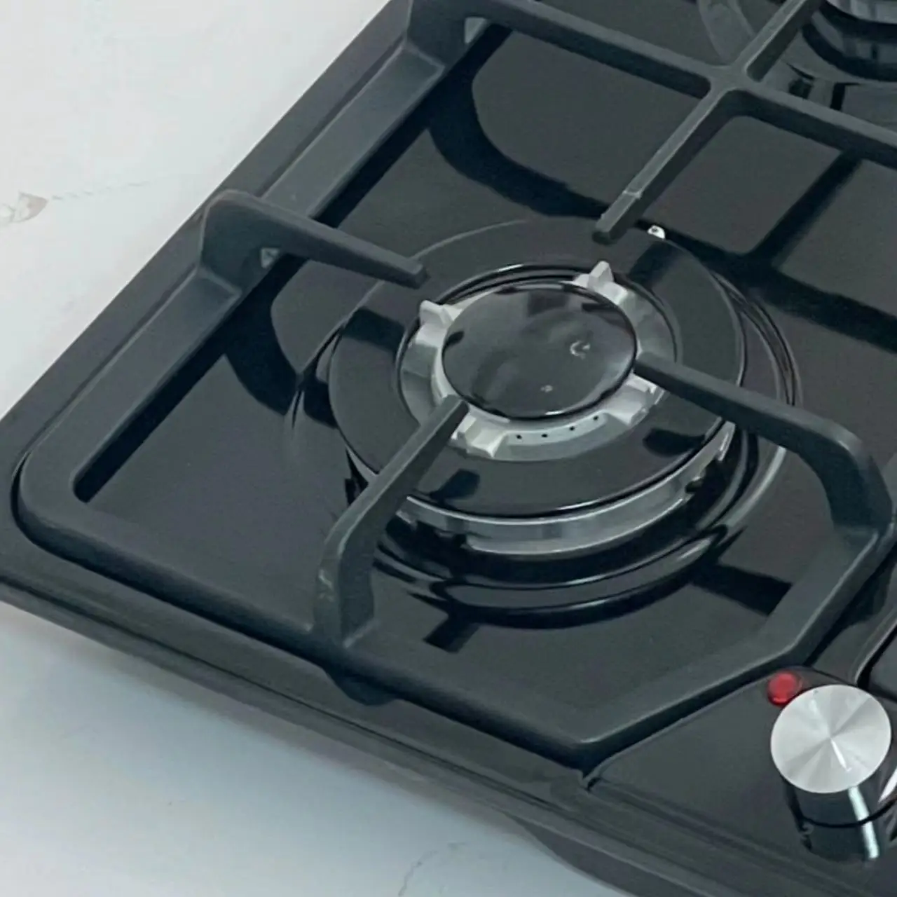 빌트인 블랙 글라스 패널 4구 스마트 글라스 상판 가스레인지 (주방용)