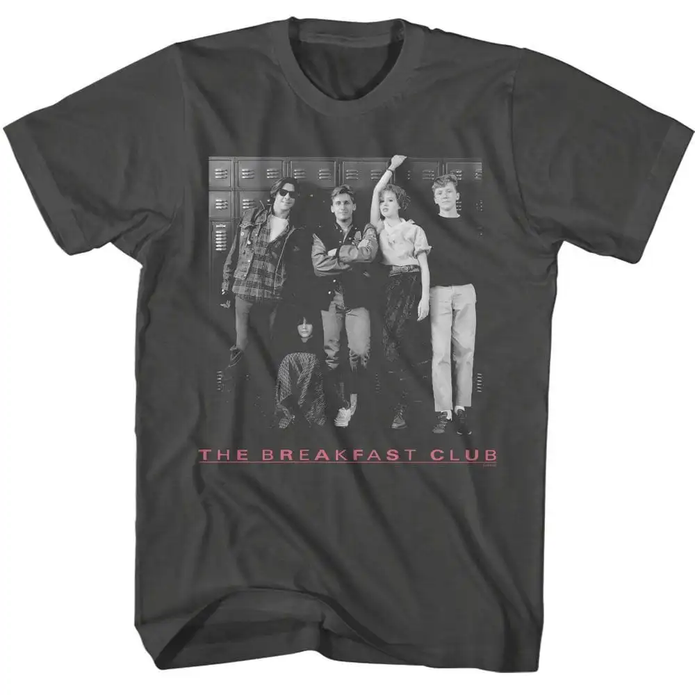 Breakfast Club Bw Locker Photo Smoke Adult T Shirt