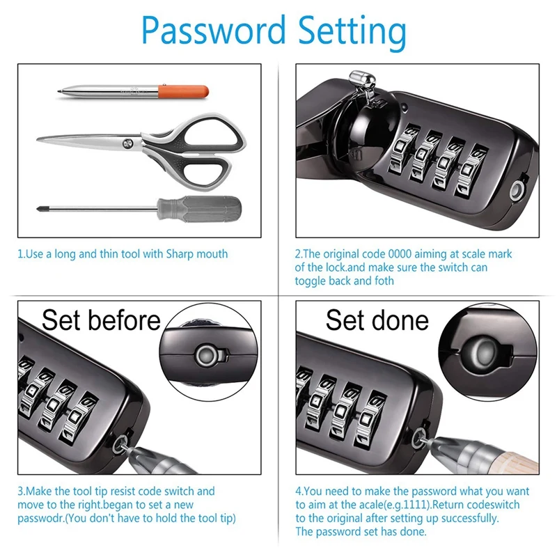 Laptop Cable Security Lock, Anti Roubo, 3 Chaves, 6,5 pés, Lomputer Lock, Compatível para Laptops, Imac, ao ar livre, TV