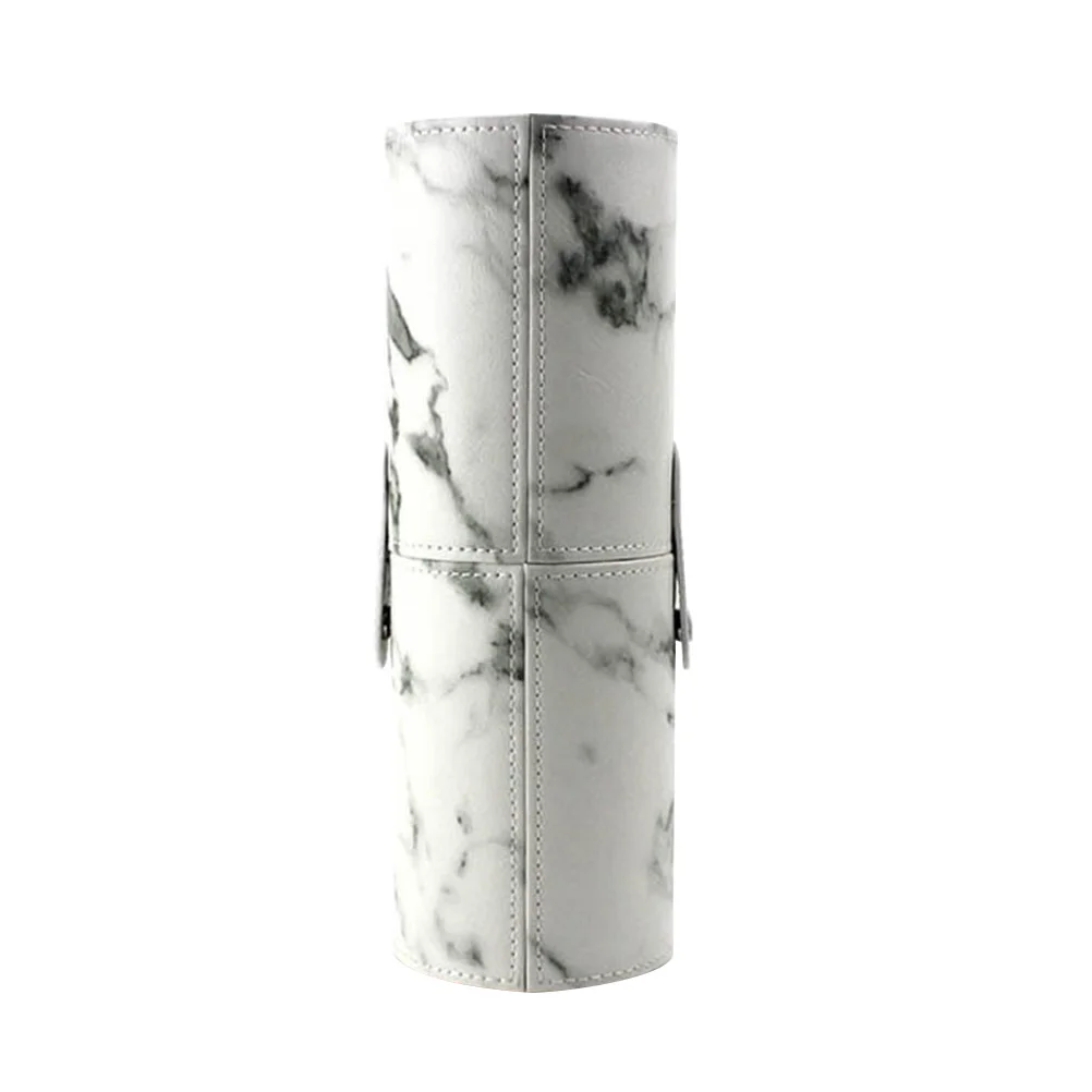 

Toiletry Marble Makeup Bucket Bags Portable Breathable Pouch Brush Woman