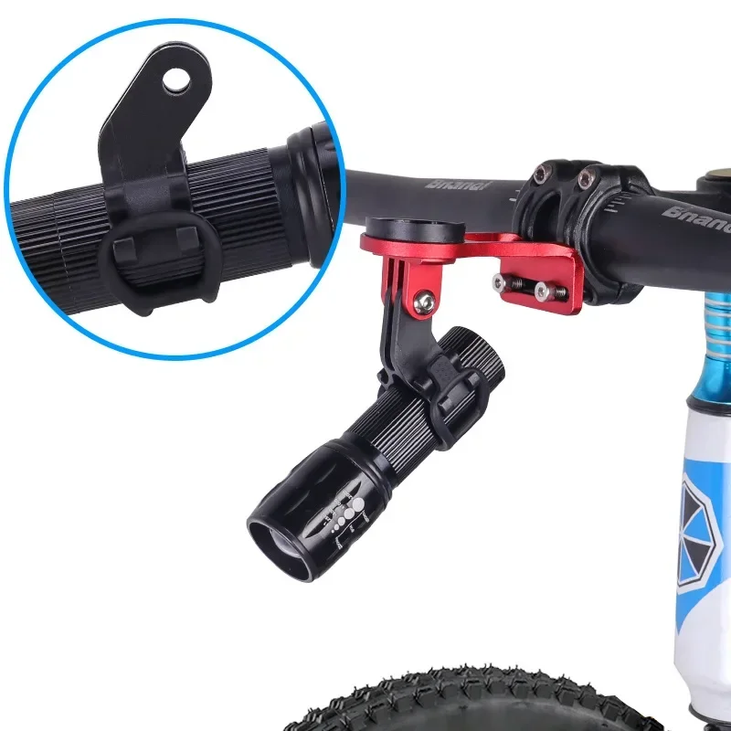 Bicycle Light Torch Holder Flashlight Bracket Road Bike Mtb Bicycle Parts For Garmin Edge Bryton GPS Computer Mount Adapter