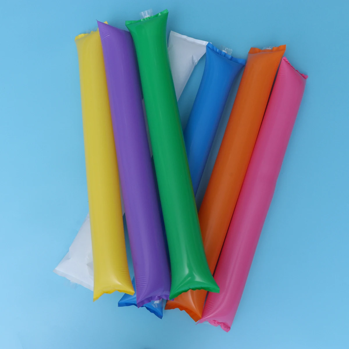 

100 Pcs Inflatable Fuel Rod Cheering Stick Sticks Sportswear Stuffed Club Refueling Bar Noisemakers