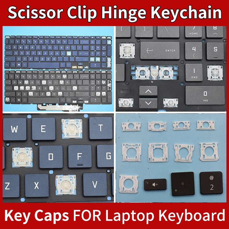 Replacement Keycaps Scissor Clip Hinge For HP Victus 16-D 16T-D 16-E 16-D0010CA D0013DX 16-D0023DX e1044ax e1049ax Keychain