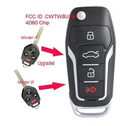 Keyecu aggiornato Flip Remote Car Key Fob 4 pulsante 433MHz 4D60 Chip per Subaru Legacy Outback 2014 2013 2012 2011 2010 CWTWB1U766