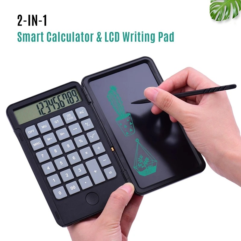 6.5 Inch Calculator Writing Tablet Portable Smart Lcd Graphics Handwriting Pad Board Drawing Tablet Paperless