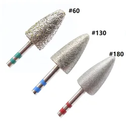 #60 #130 #180 Diamond Pedicure Drill Bit 3/32