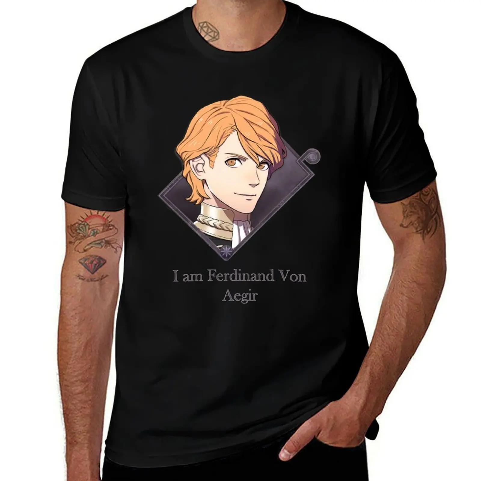 I Am Ferdinand Von Aegir (Pre-Timeskip) T-Shirt Outdoor Work Short Sleeve Top T-Shirt