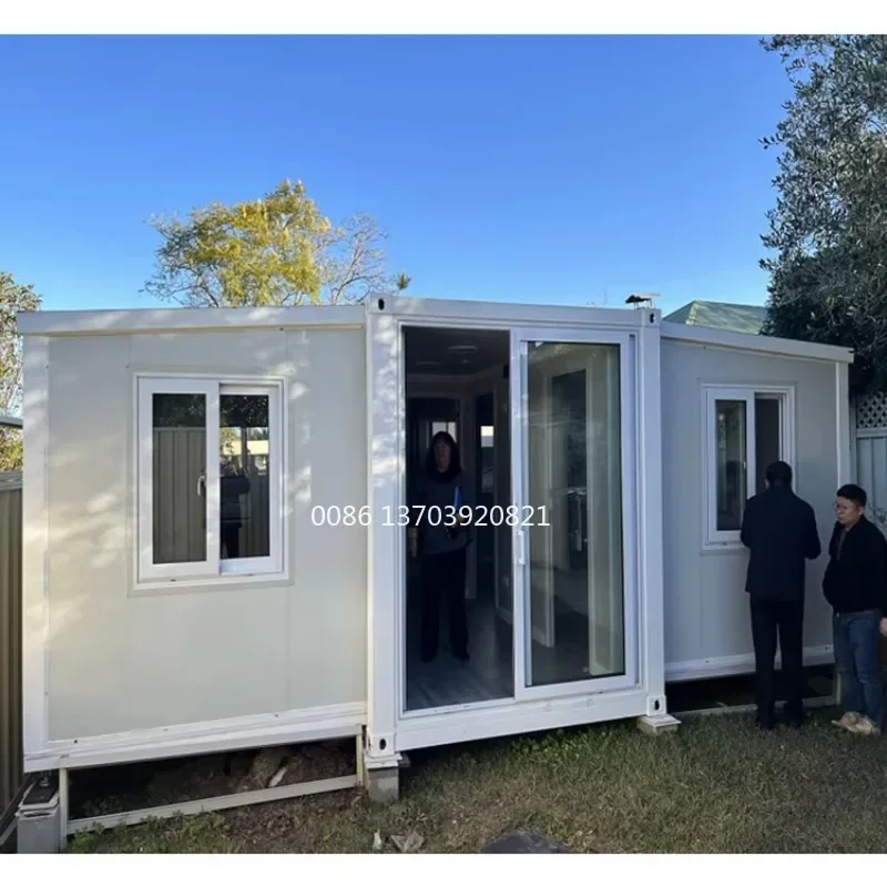 Prefab Ready Made Premade Manufactured Folding Foldable 40 Foot 20ft 40ft Expandable Shipping Container Cabin Office Home House