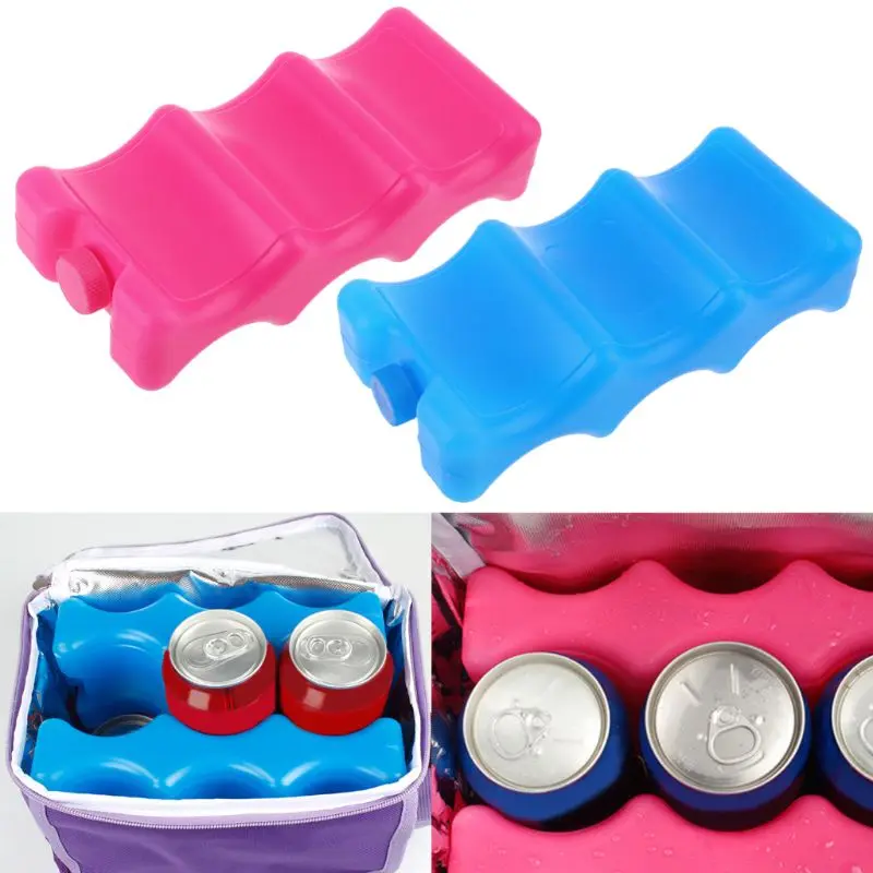 J60B 600ml Reusable Ice Brick Ice Block Ice Pack Cooler Milk Storage For Cooler Bag