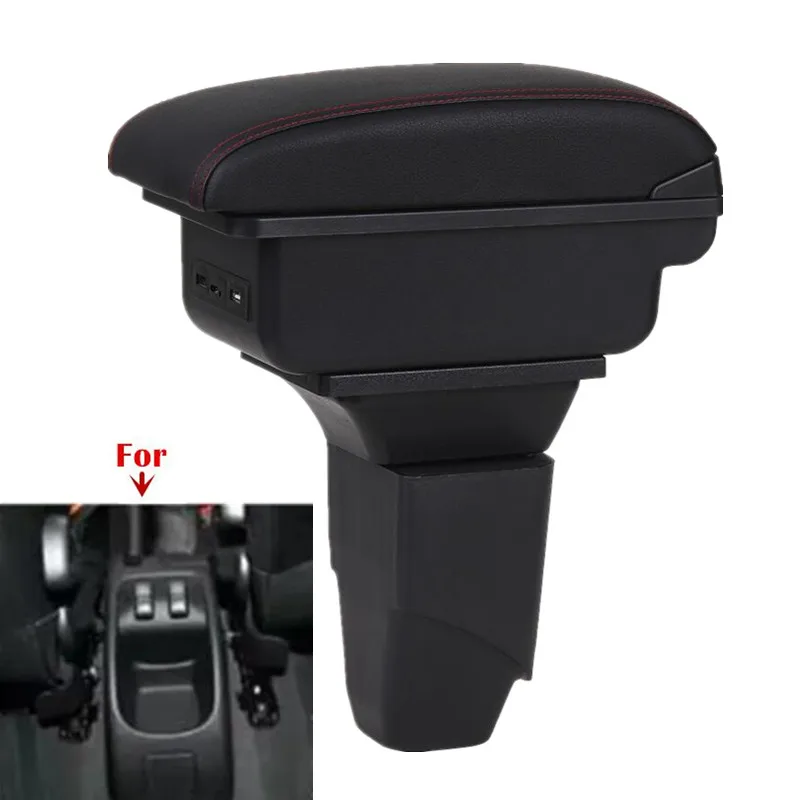 

For PEUGEOT 206 Armrest For PEUGEOT 206 Car Armrest box Dedicated Retrofit parts Storage box with USB Interior car accessories