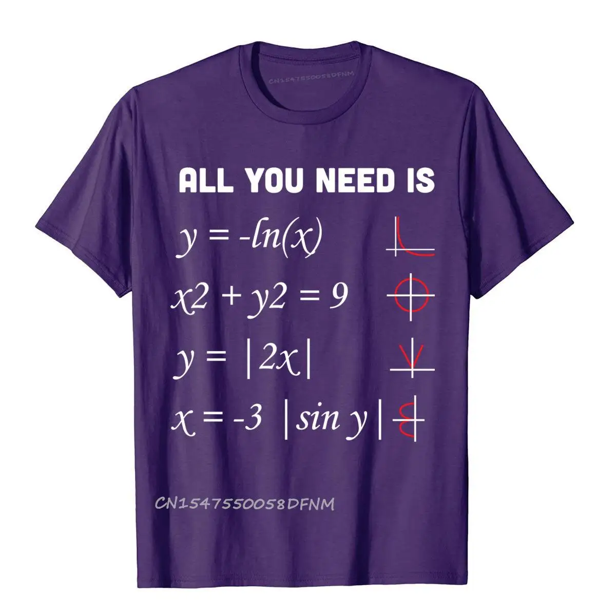 Premium Cotton Men Mathematics Stem Math Teacher T Shirt Print Tees Latest Normcore Japanese Anime