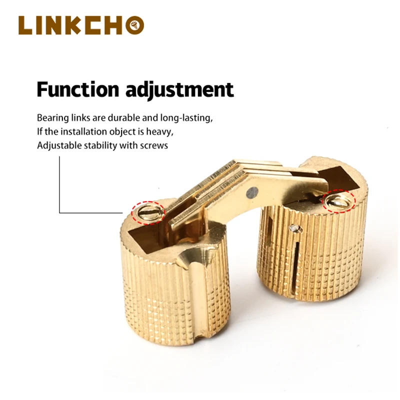 8-18 مللي متر غير مرئية كلمة واحدة المفصلي النحاس النقي أخفى المفصلي ل صندوق خشبي هدية صندوق مجوهرات إكسسوارات الأجزاء الداخلية للكمبيوتر الصغير #2