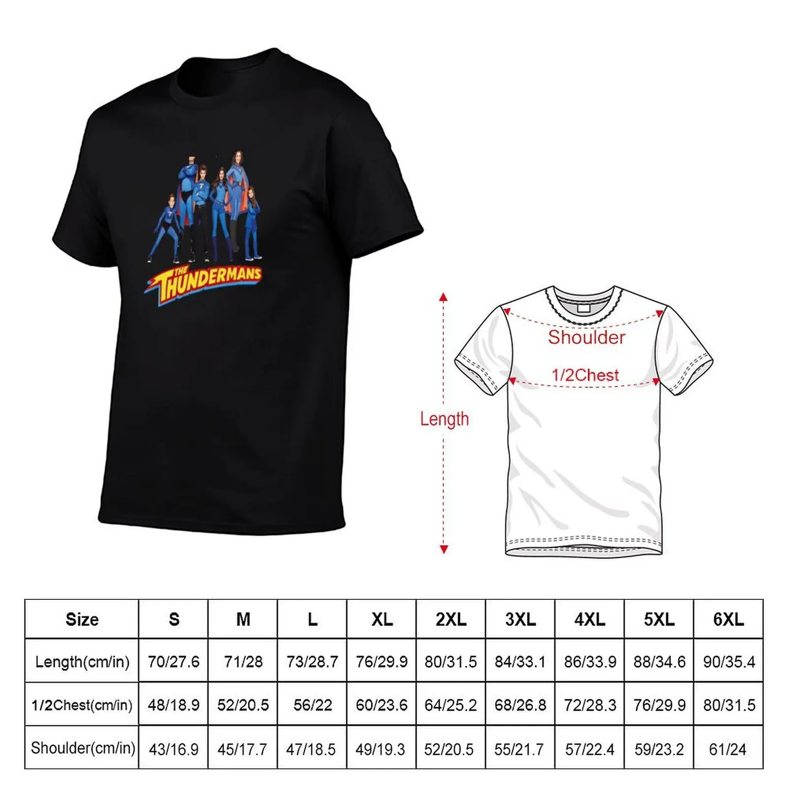 The Thundermans T-Shirt, Summer Casual Cotton Tee, Oversized Streetwear Tops, Vintage Graphic Print, Loose Fit Short Sleeve