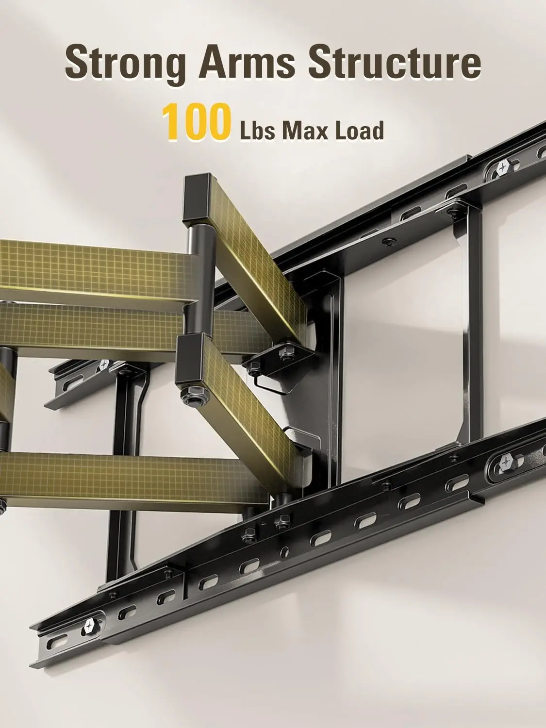 TV Wall Mount for Most 42-84 Inch TVs, Full Motion TV Mount