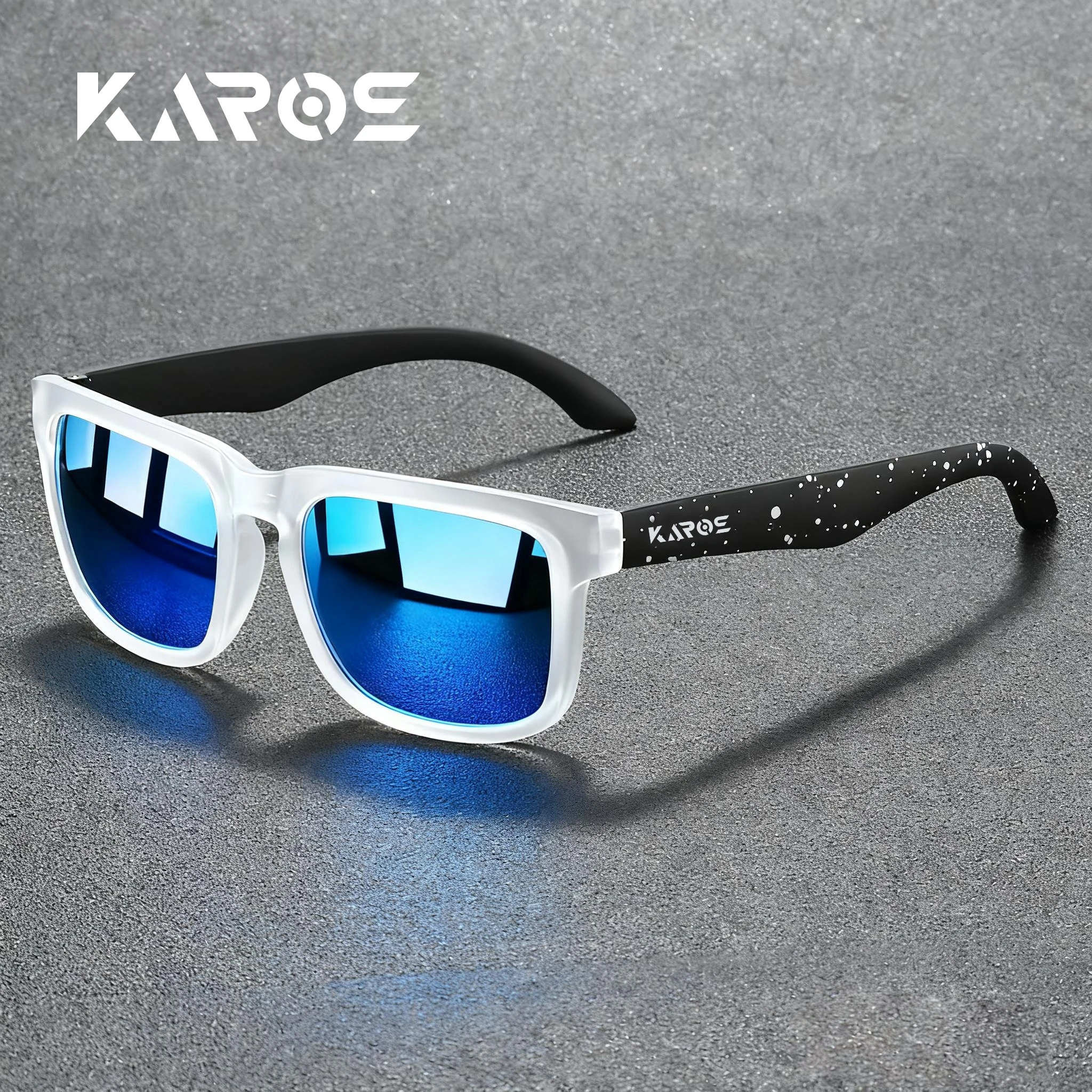 

KAROS Polarized Sunglasses with UV400 Lenses Vintage Design for Women Men Excellent for Everyday Wear Light Outdoor Activities