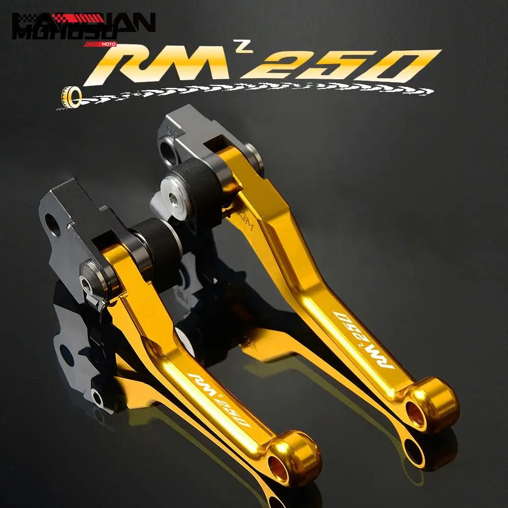 

RMZ250 Brake Clutch Lever Dirt Pit Bike Brake Clutch Levers Grips For Suzuki RMZ250 RMZ 250 2004-2016 2012 2013 2014 2015 Parts