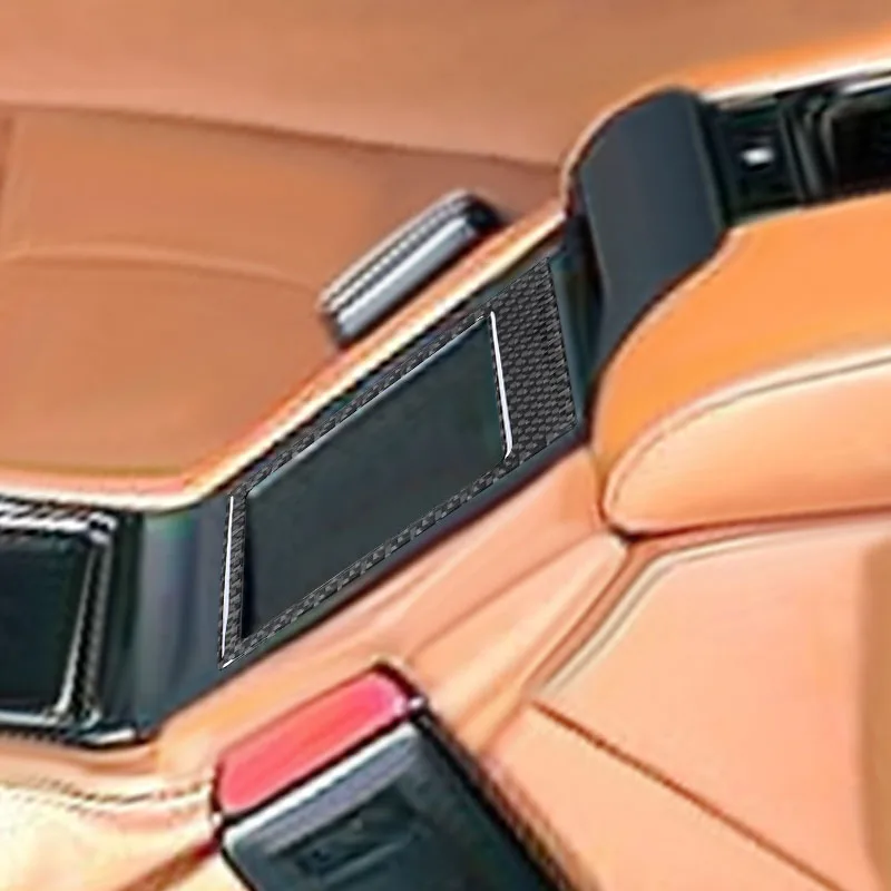 For BMW E39 M5 5 Series 1998-2003 Carbon Fiber Central Storage Box Panel Frame Cover Trim Sticker Accesorios Para Vehรญculos