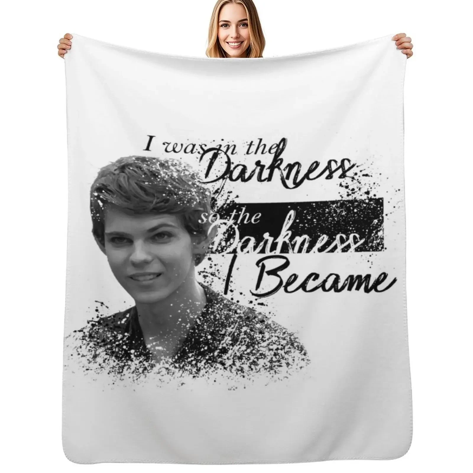 

Darkness I Became - Peter Pan Throw Blanket Heavy Personalized Gift Summer Blanket
