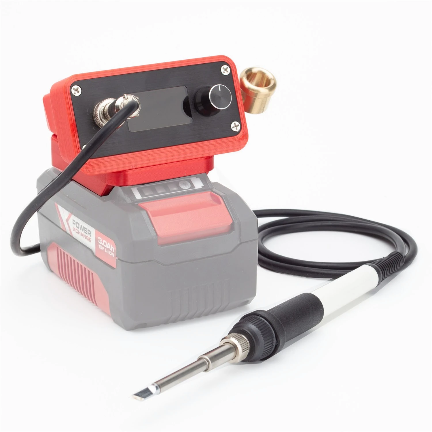 

Cordless Welding Station Battery Power Supply For OZITO 18v Lithium Battery T12 Soldering Iron Welding Kit(No Battery)