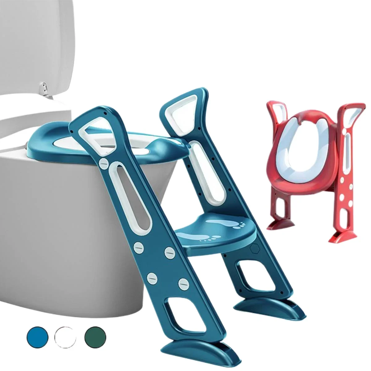 

Folding Baby Potty Infant Kids Toilet Training Seat with Adjustable Ladder Portable Urinal Potty Training Seats For Children