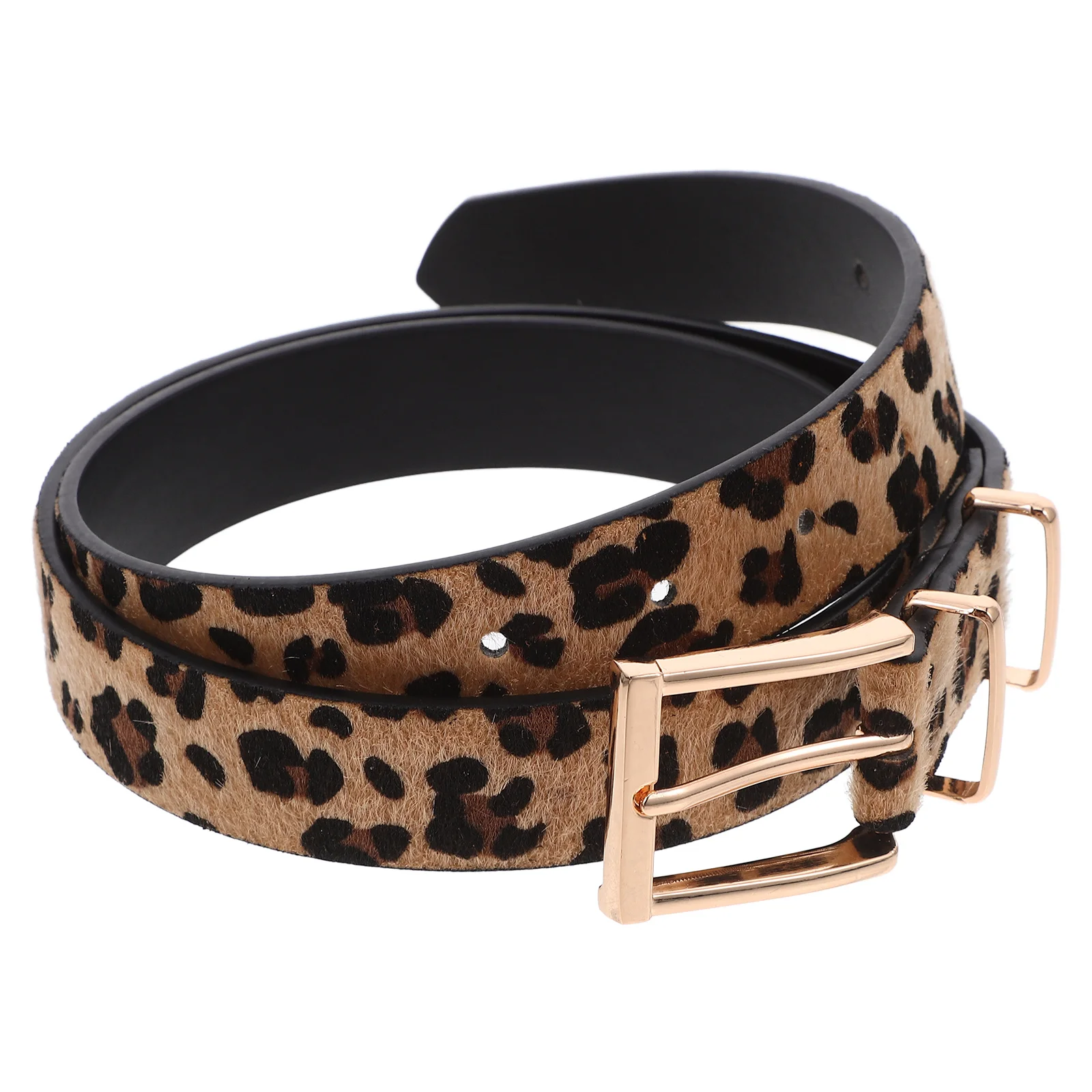 

Womens 105cm Leopard Pattern Belt Stylish Faux Adjustable Fashion Accessory for Outfits Designer Belt for Women