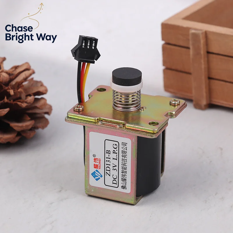 ZD131-C Universal Gas Water Heater Solenoid Valve DC 3V Self-priming Solenoid Valve For Electric Heater Accessories With Thread
