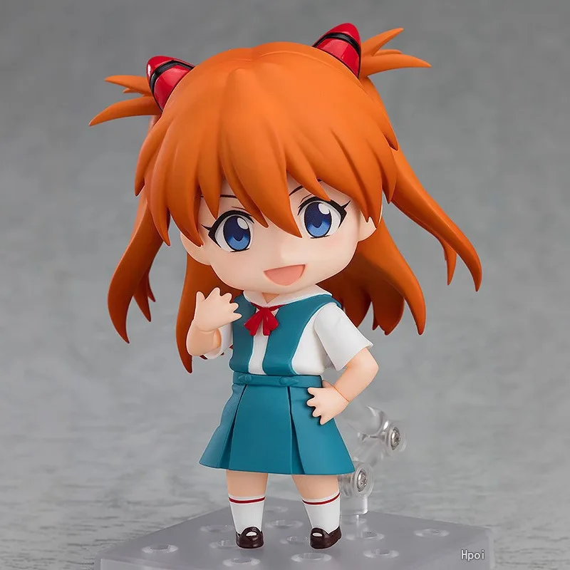 10cm Asuka Langley Soryu Ayanami Rei NEON GENESIS EVANGELION EVA 1197 #   1202 #   Figura de acción Colección de anime Modelo Juguetes Muñeca Regalo