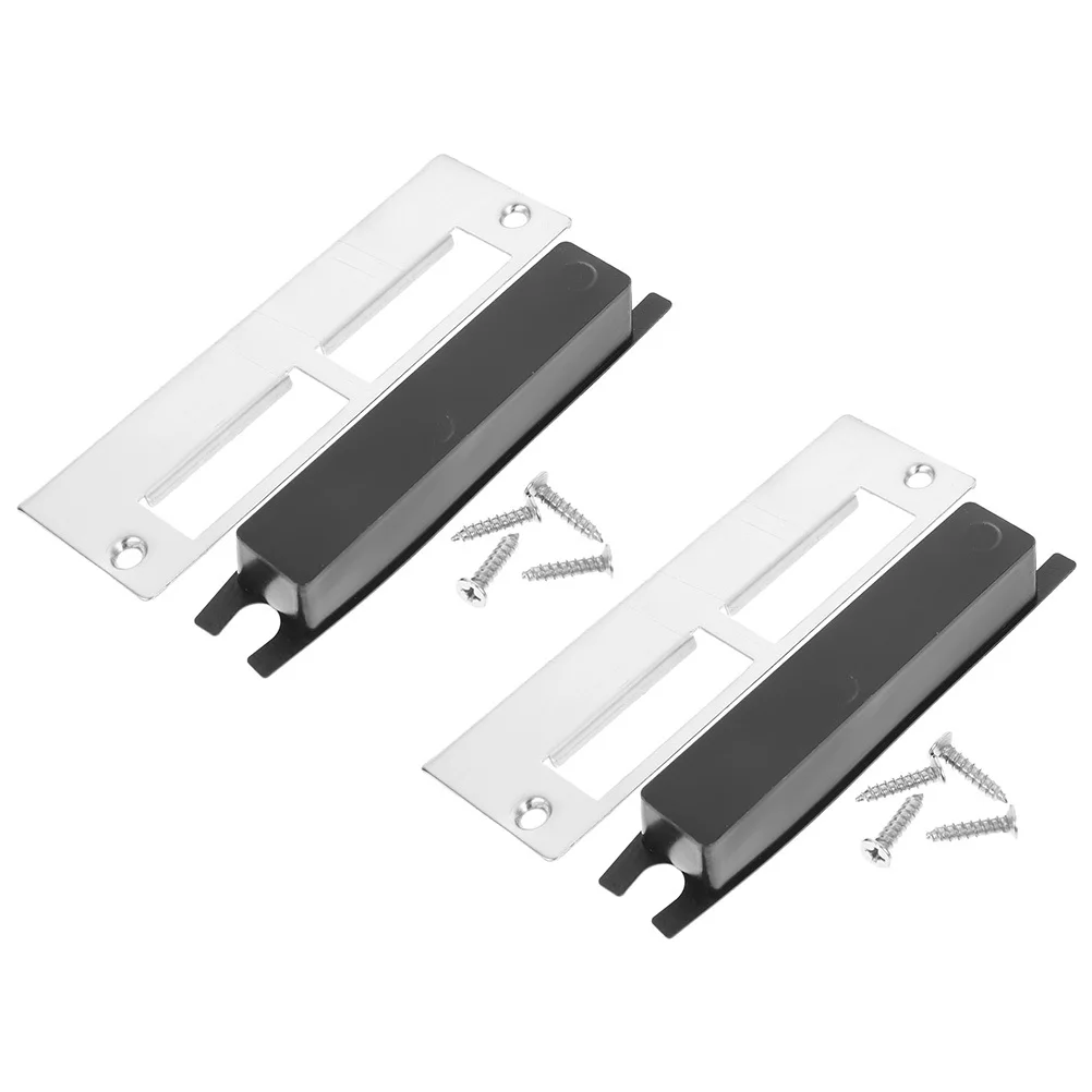 2 set Deadbolt Strike Plate Door Reinforcement Kit For Residential Commercial Use Durable Door Lock Cover Plates Hole Filler