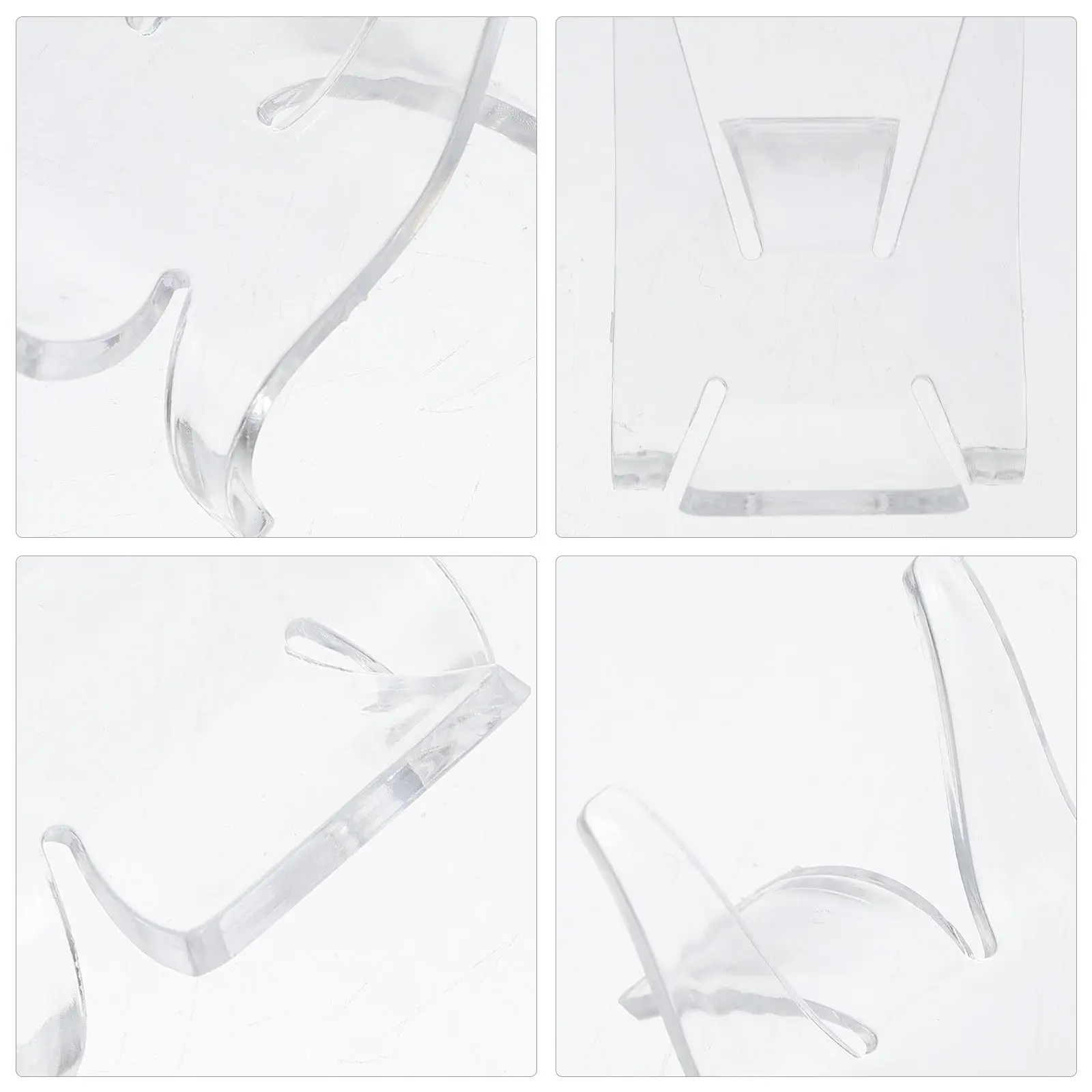 

Набор из 10 прозрачных акриловых подставок для демонстрации нефритовых изделий, органайзер для браслетов, подставка для хранения ювелирных украшений для дома и коммерческого использования, аккуратное и безопасное хранение