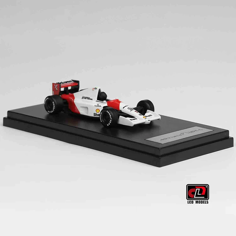 ミニチュアカーモデル,LCDコレクションおもちゃ,1:64,mp4,6,f1,セナ,ダイキャスト