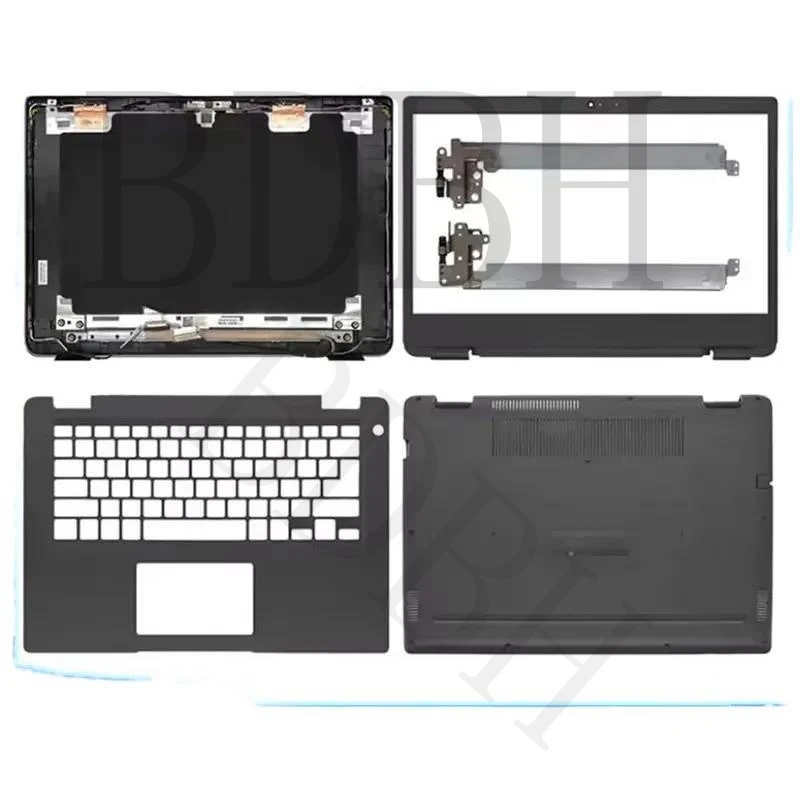 Para Dell Latitude 3400 E3400 0H02YK 0F66TD 0NFPP9 0HN80K, Reemplazo de la Cubierta Trasera del LCD, Bisel Frontal, Reposamanos y Carcasa Inferior para Laptop de 14 Pulgadas