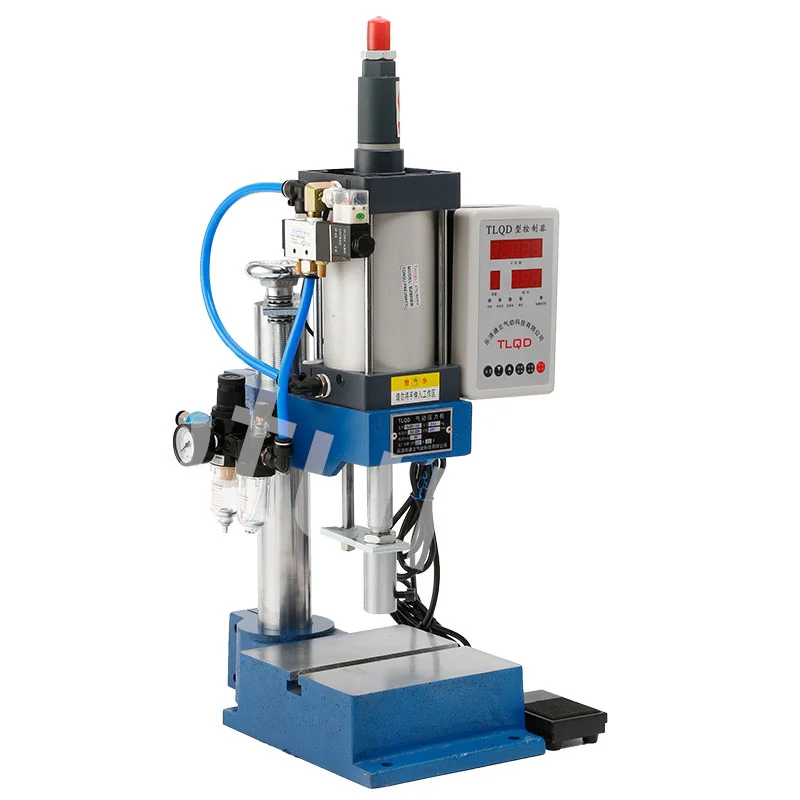 Bench Pneumatic Press Pneumatic Punch 110/220V Mechanical Press Pneumatic Machinery Punching