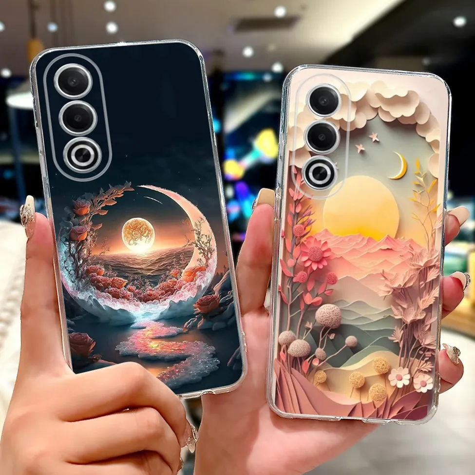 For Oppo K12x CPH2667 Case Cover Girls Boys Luxury Cute Cartoon Cool Funny TPU Phone Case For Oppo K12x 5G Back Cover Clear Capa