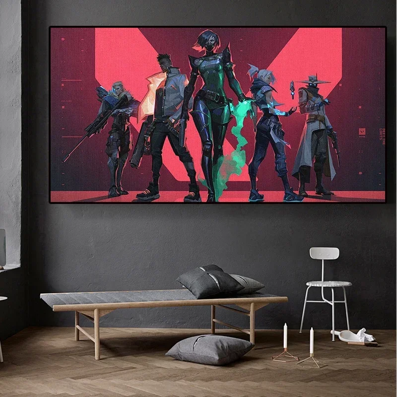 Valorant Girls Video Game Sexy Anime Print Picture For Room Living Wall Art Decor Home Decoration Canvas Painting Posters Gift