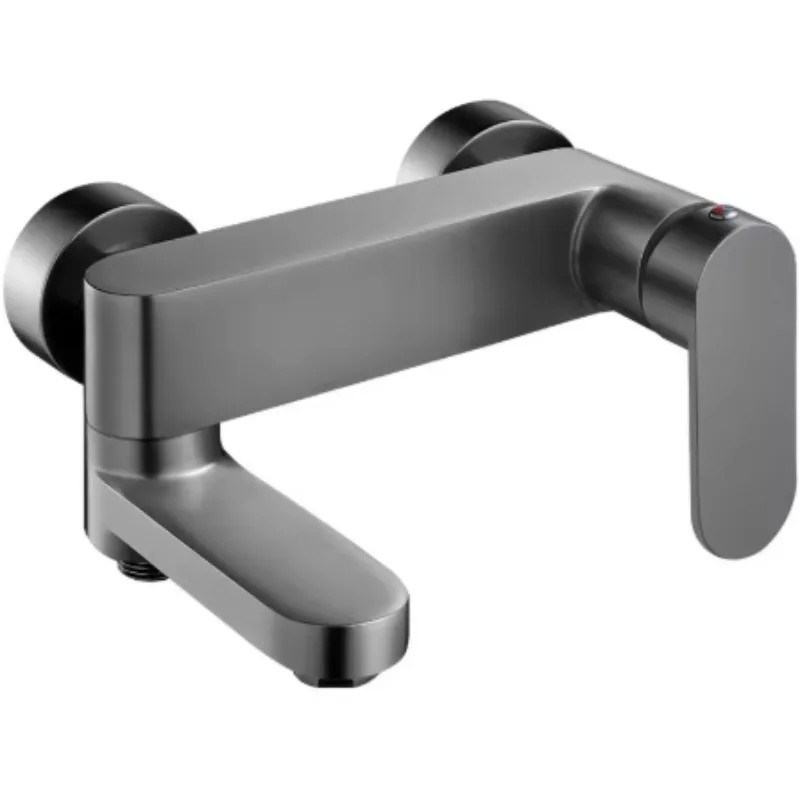 

Wall Mounted Shower Mixer Valve Brass Bathtub Faucet Swivel Spout Hot Cold Water Tap For Bathroom Shower Set