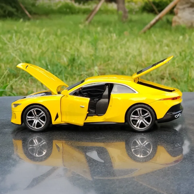 1/32 Diecast New Mulliner Alloy Model Metal Vehicle Simulation Sound Light Luxury Car Boy Gift Toy Collection