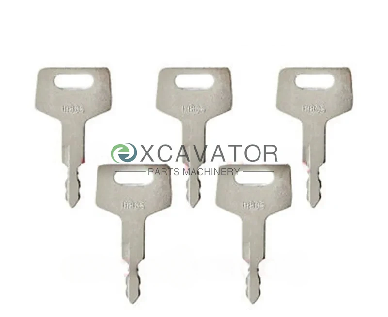 

For Takeuchi H806 (Set Of 5) Excavator Key For Takeuchi Excavator