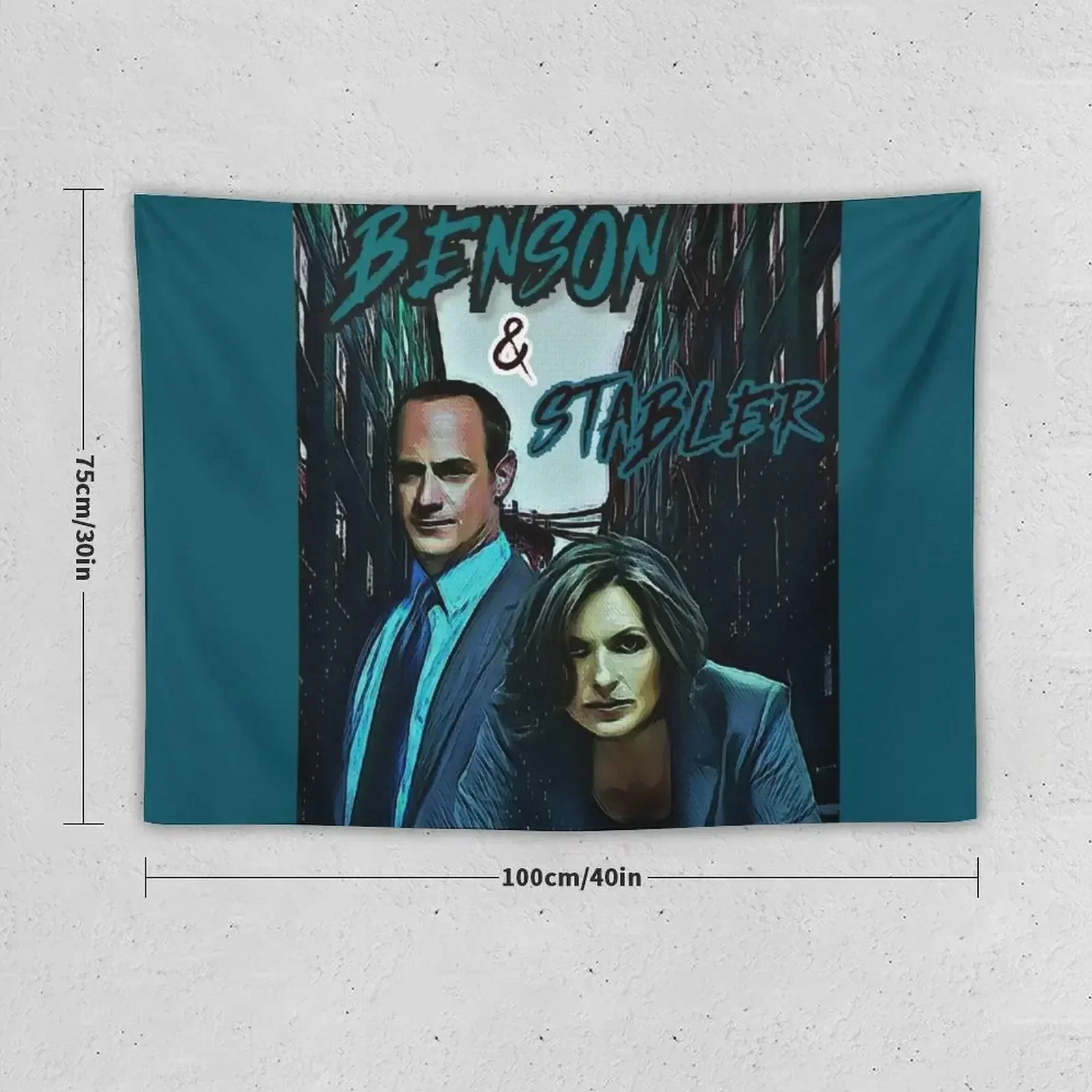 Benson & Stabler Law and Order: SVU Tapestry Room Design Aesthetic Room Decor Korean Decoration For Bedroom Tapestry