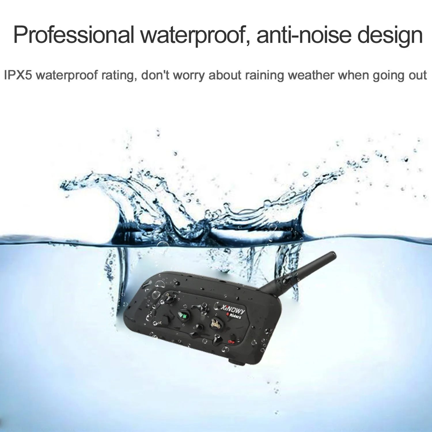 XiNOWy/ V4C PRO dual package same time 4 people intercom outdoor Bluetooth intercom referee headset communication product